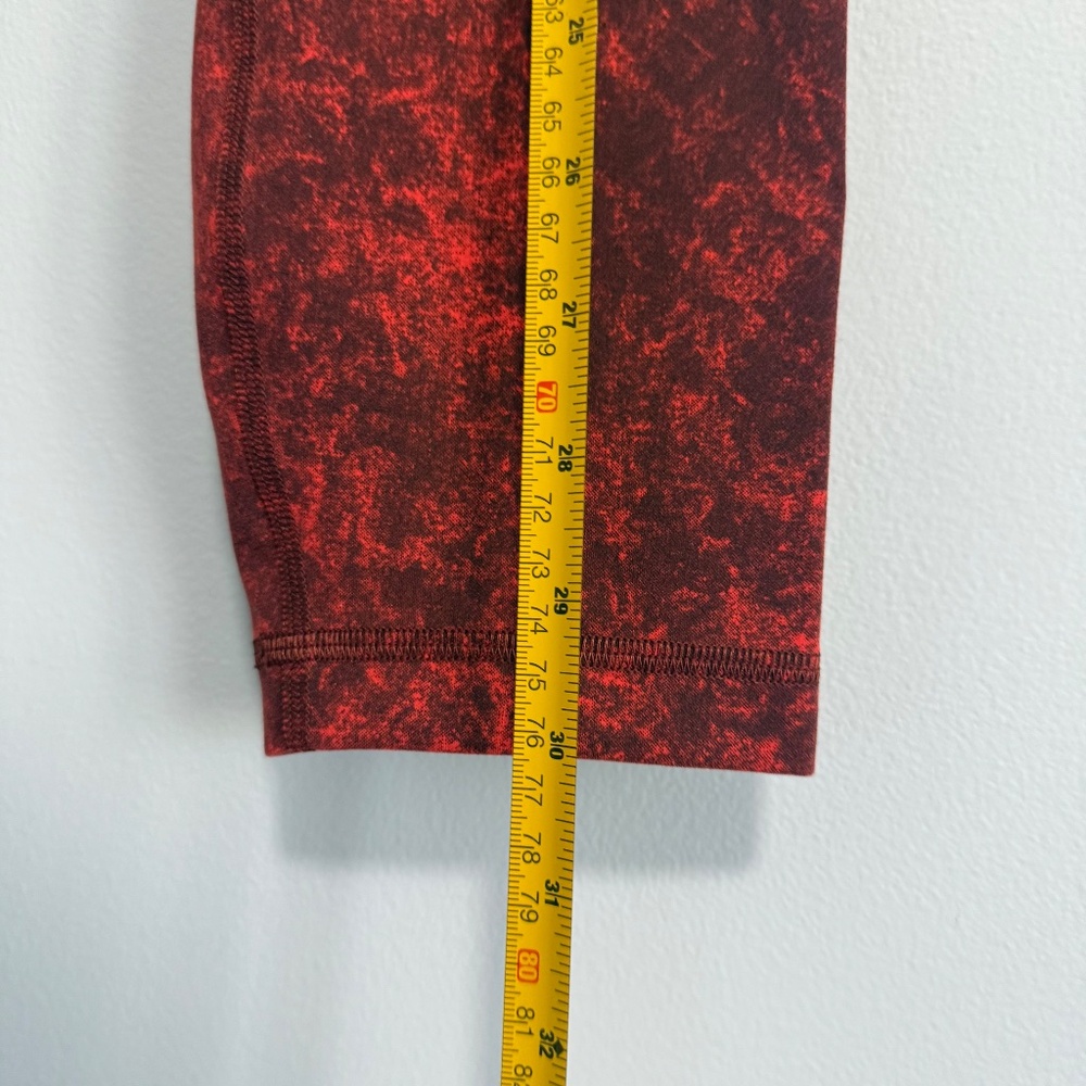LULULEMON Wunder Train HR‎ Crop Pants Womens 6 Orange 23” Inseam LW6BUFS - Picture 7 of 8